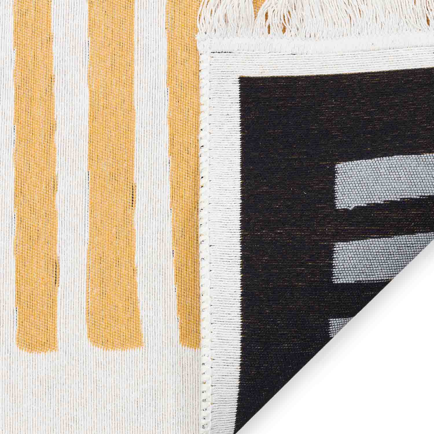 Metric Recycled Cotton Reversible Kilim