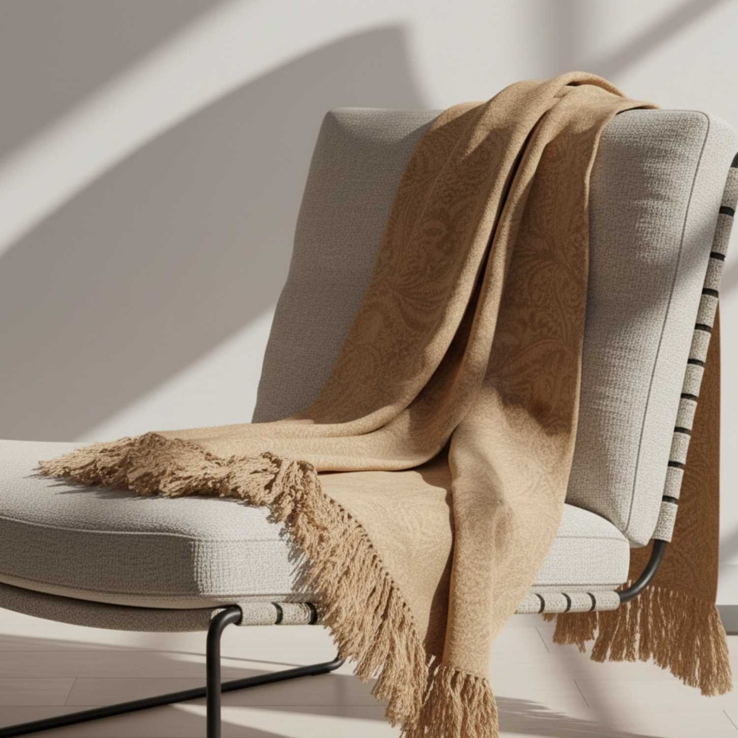 Cotton Jacquard Banter Throw
