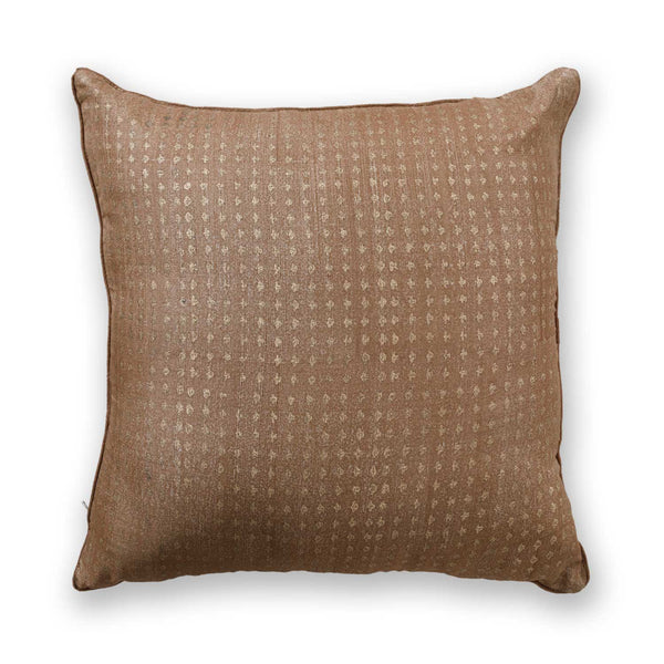 Kalamkari Silk block printed and gold print Cushion Cover