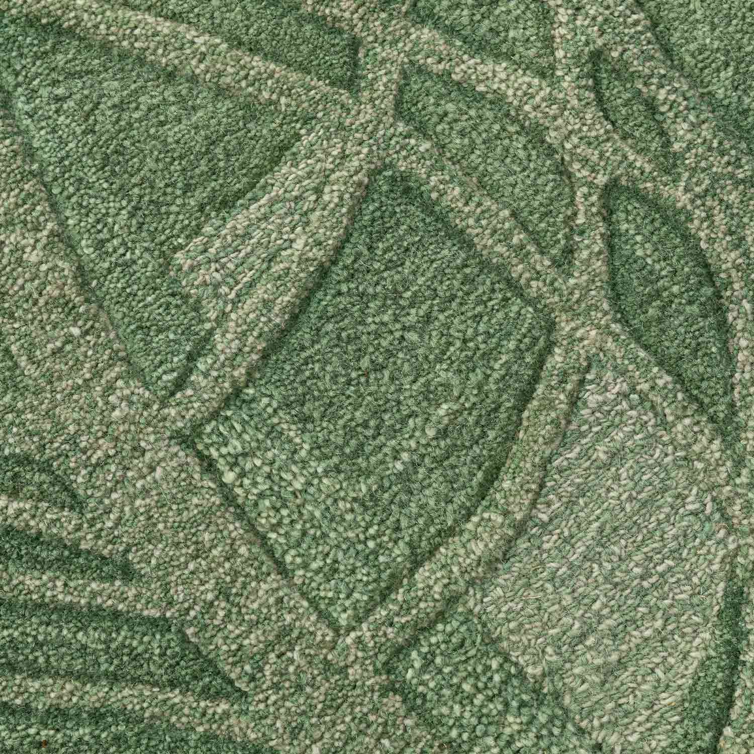 Verdant Hand Tufted Woollen And Viscose Rug