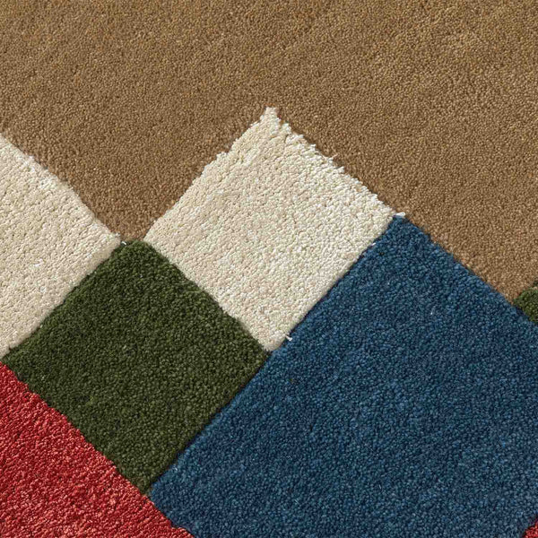 Thela Hand Tufted Woollen And Viscose Rug