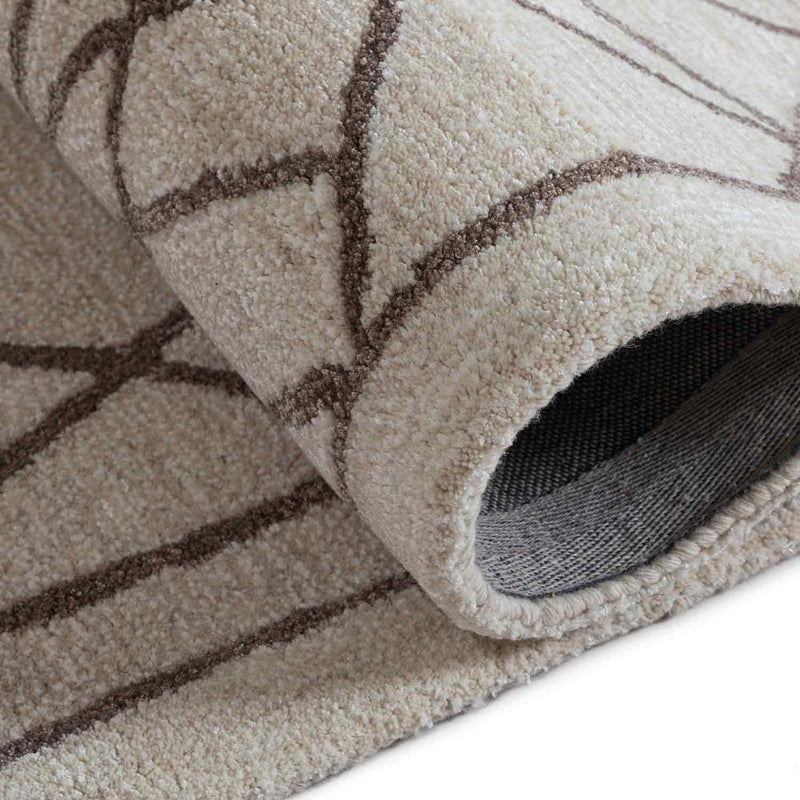 Vicoli Handtufted Woollen And Viscose Rug By Mariella Ienna