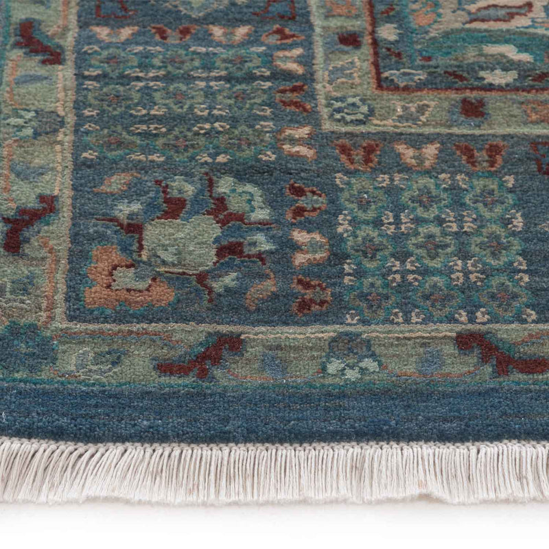 Darbari Hand Knotted Woollen And Silk Rug