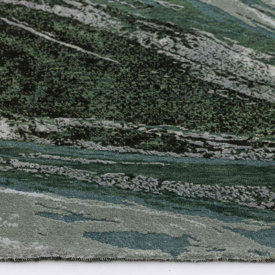 Meadough Hand Knotted Woollen And Viscose Rug