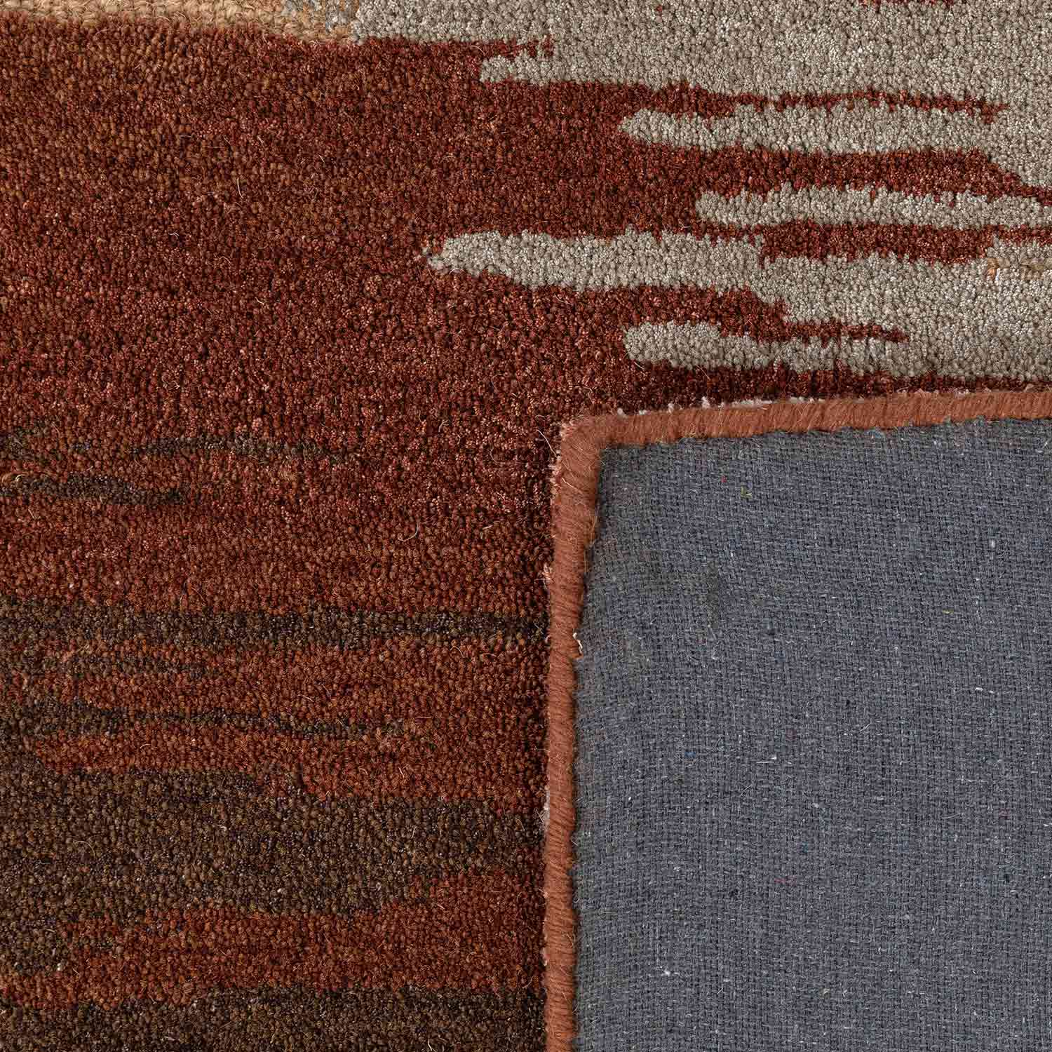 The Earth Hand Tufted Woollen And  Viscose Rug
