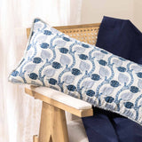 Jane Digital Printed Cotton Lumbar Cushion Cover