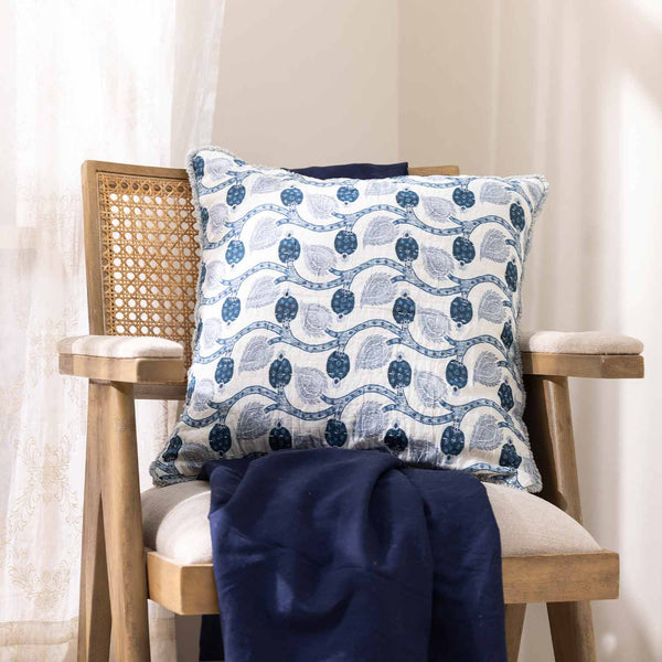 Jane Digital Printed Cotton Cushion Cover