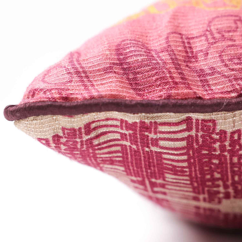 Varusta Tassar Silk Digital Printed Cushion Cover By Mariella Ienna