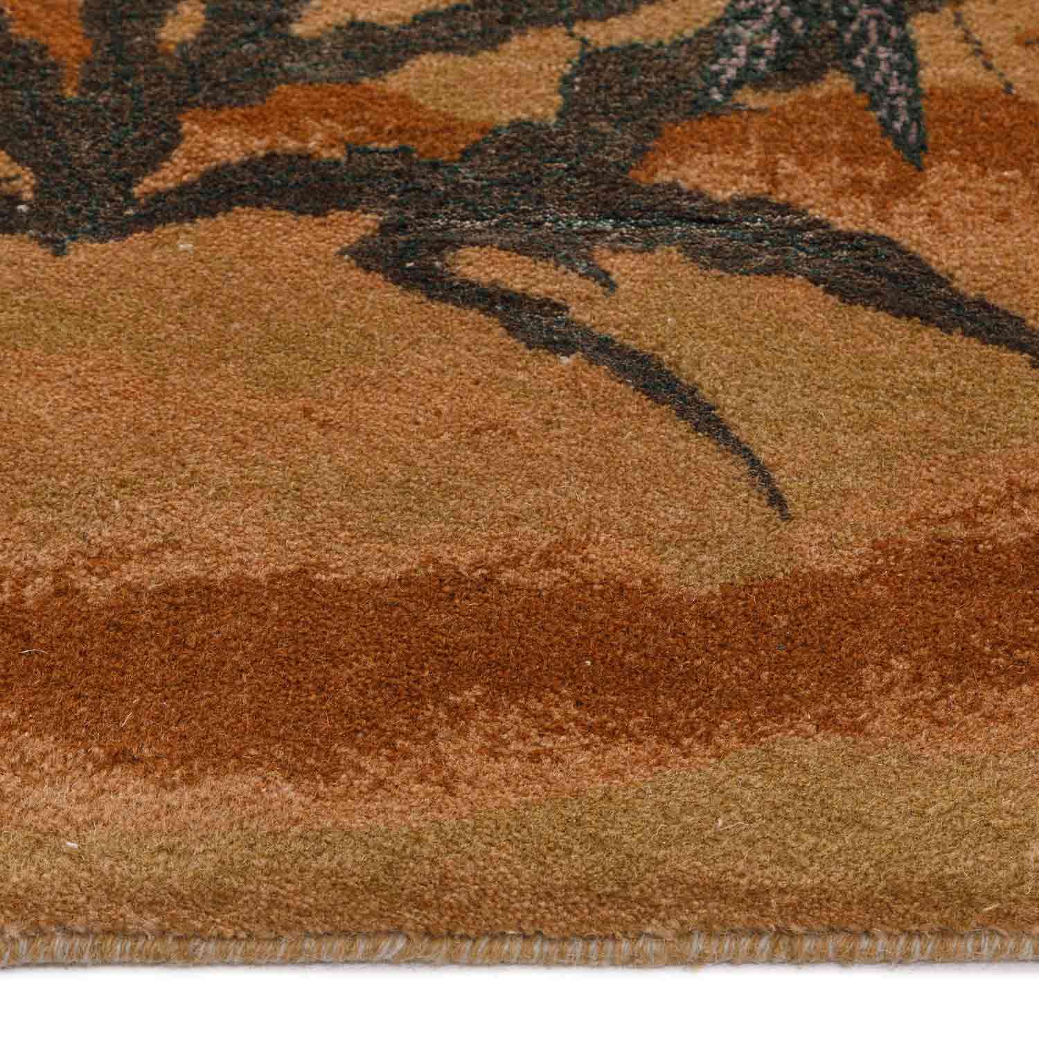 Persepolis Hand Knotted Woollen And Viscose Rug By Ashdeen