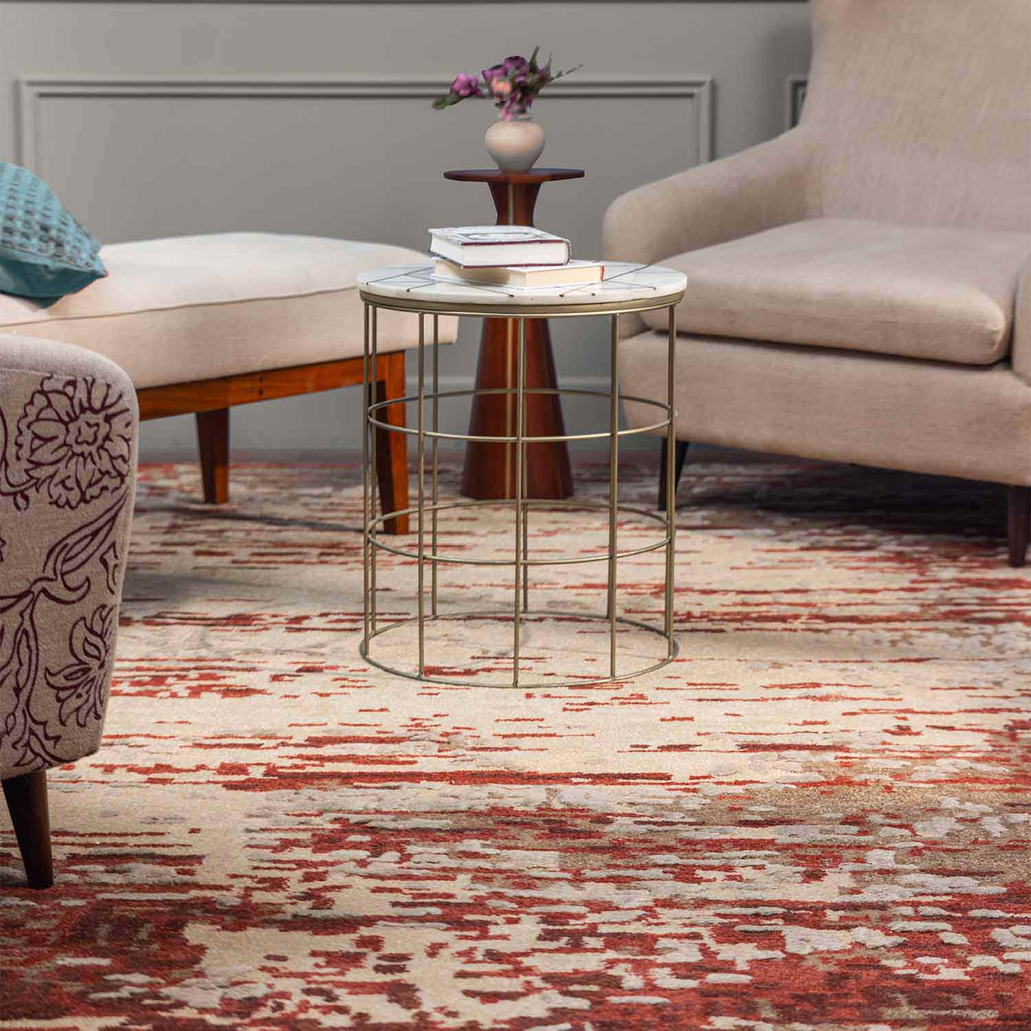 Robin Hand Knotted Woollen Rug