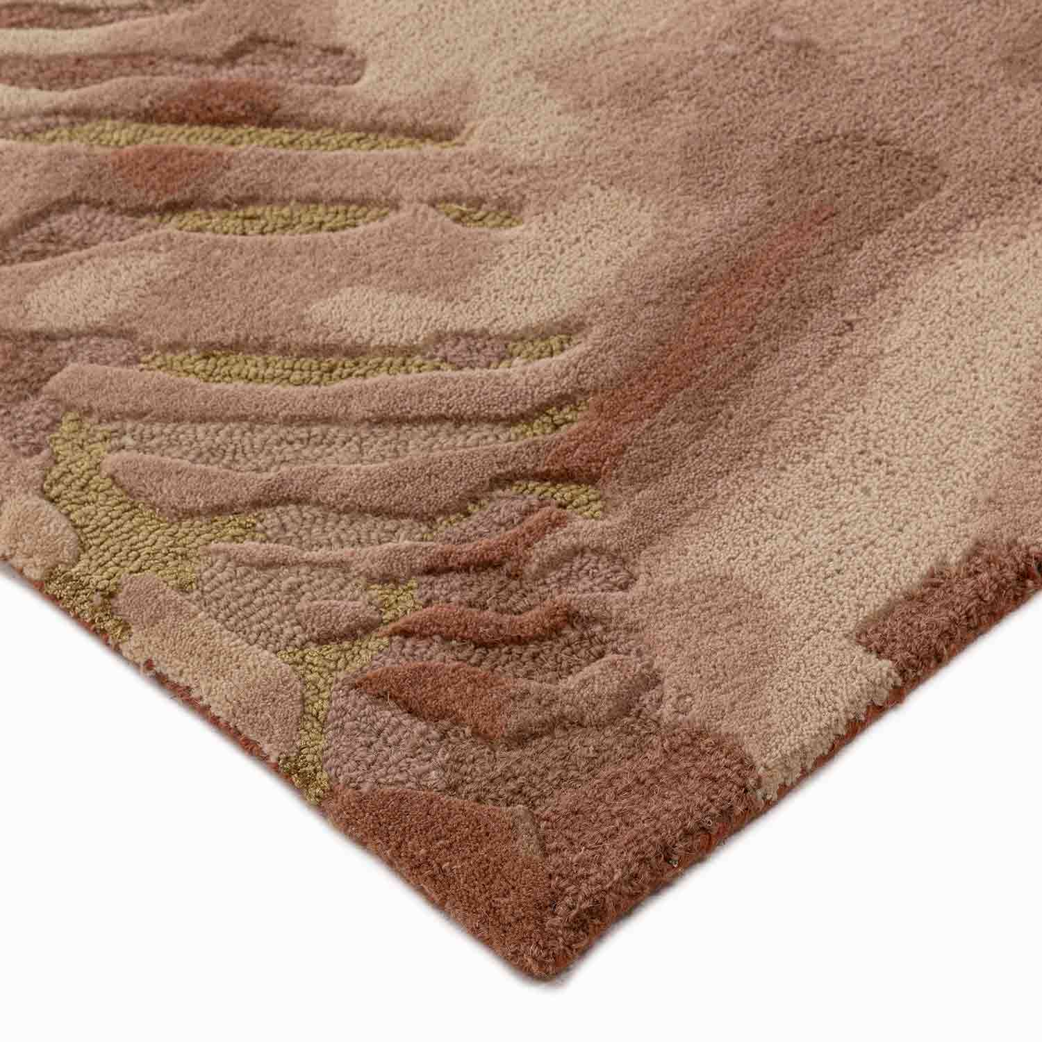 Wineyard Hand Tufted Woollen And Viscose Rug