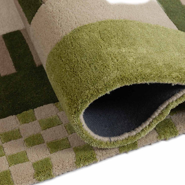 Parak Hand Tufted Woollen And Viscose Rug