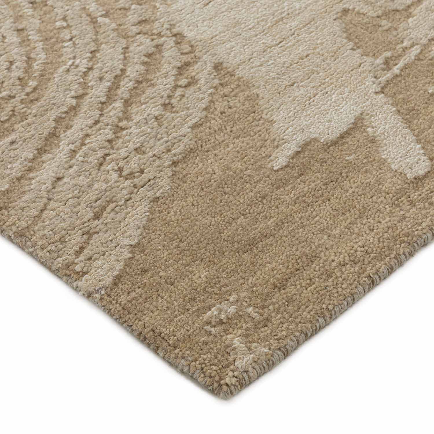 Dunip Hand Knotted Woollen And Bamboo Silk Rug