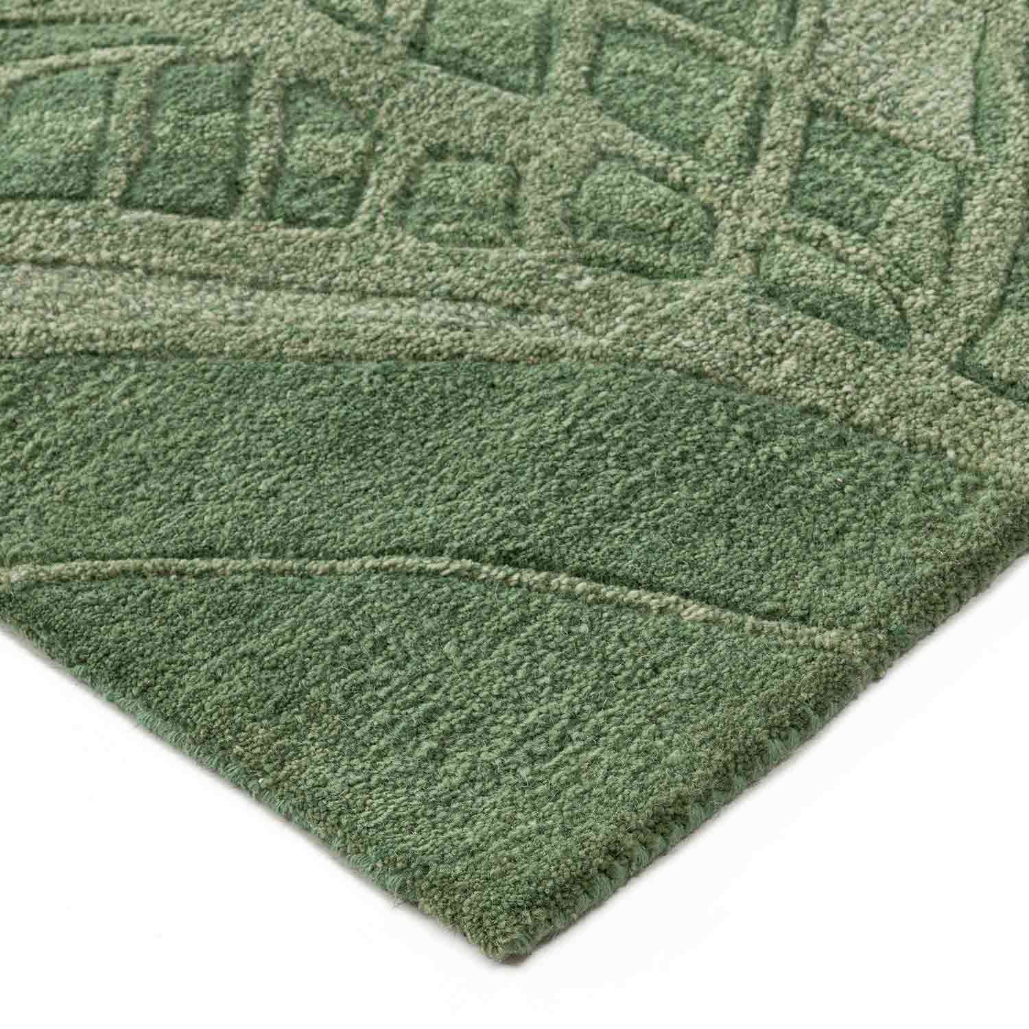 Verdant Hand Tufted Woollen And Viscose Rug
