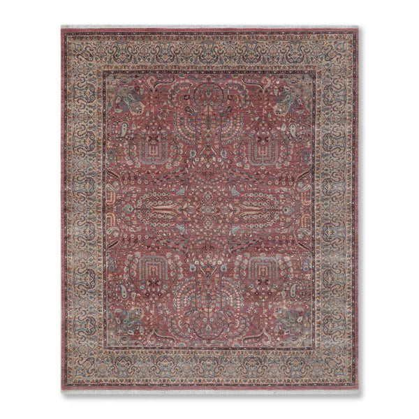 Raas Hand Knotted Woollen And Silk Rug