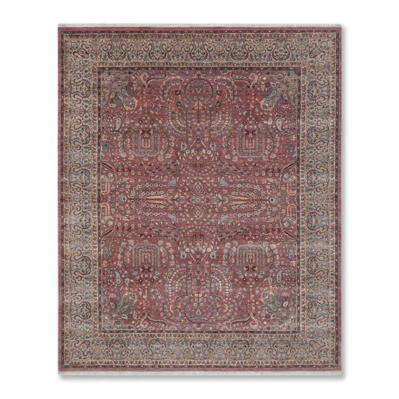 Raas Hand Knotted Woollen And Silk Rug