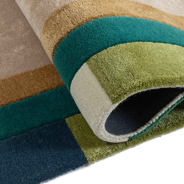 Nukkad Hand Tufted Woollen And Viscose Rug
