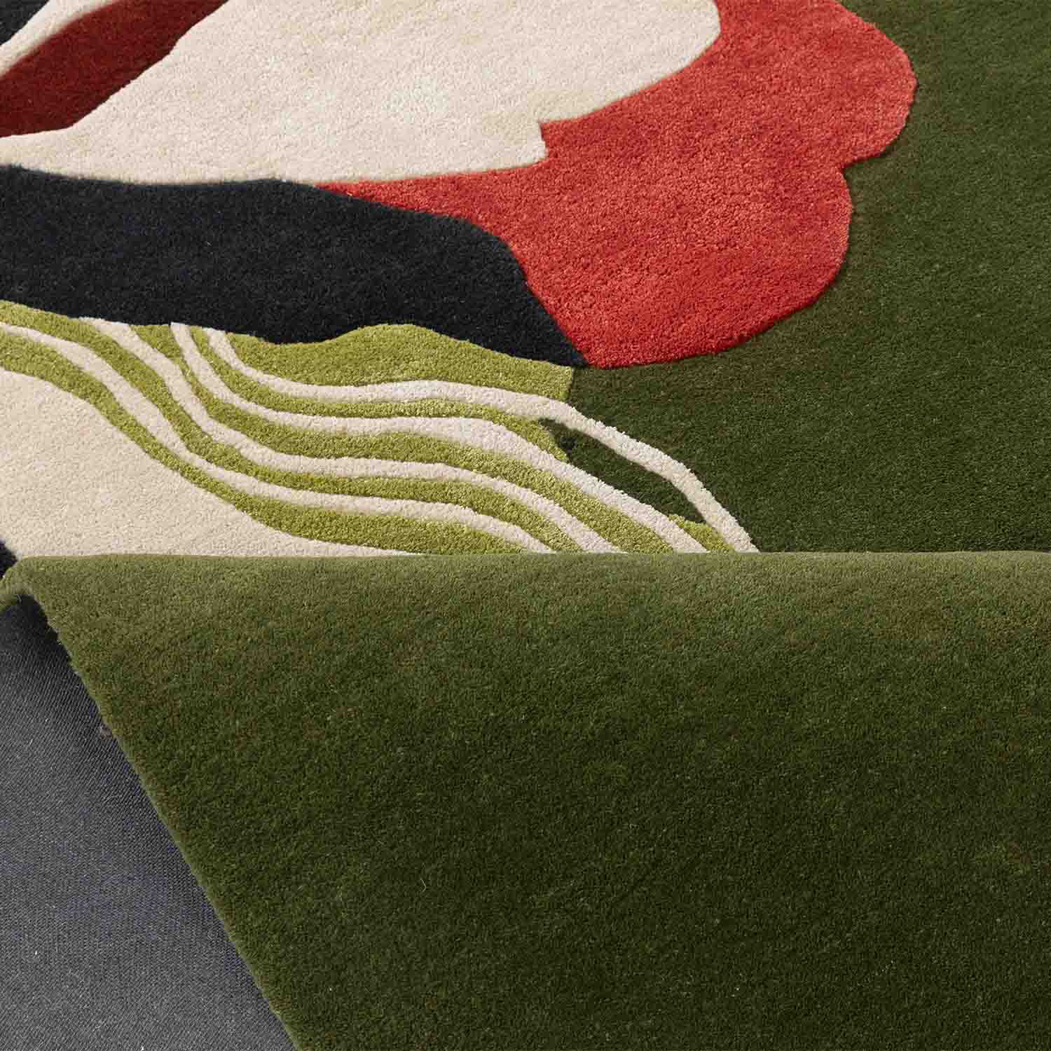 Phool Hand Tufted Woollen And Viscose Rug