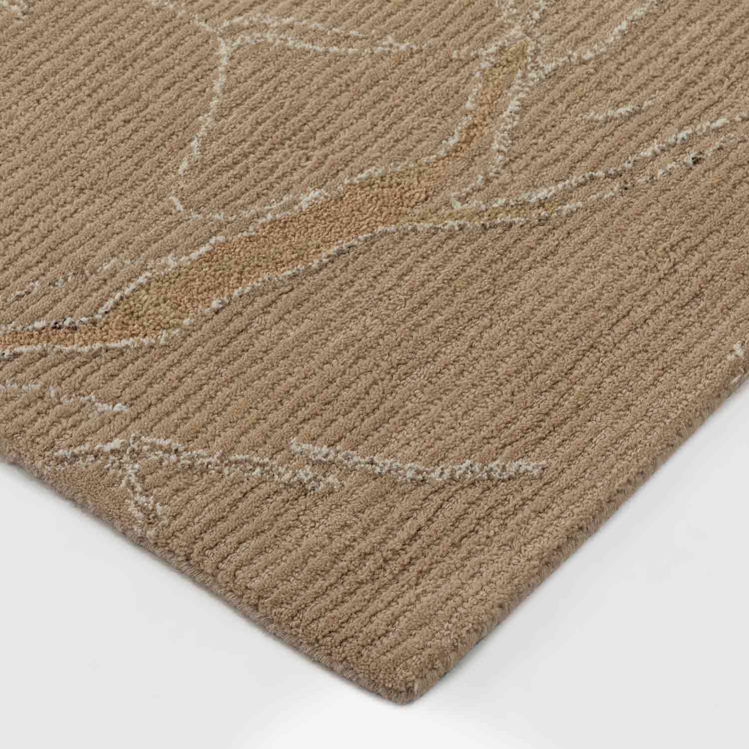 Bare Hand Tufted Woollen Rug