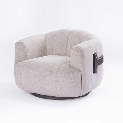 Maro Swivel Armchair - Sand