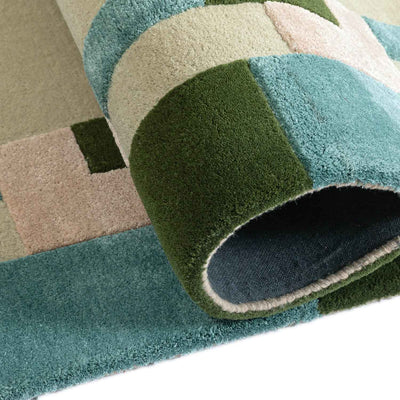 Kulfi Hand Tufted Woollen And Viscose Rug