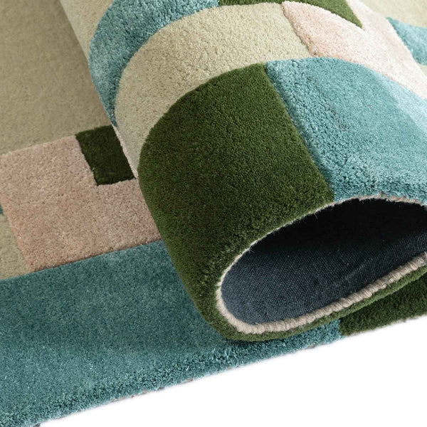 Kulfi Hand Tufted Woollen And Viscose Rug