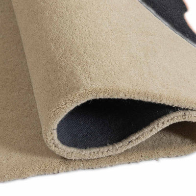 Tikli Hand Tufted Woollen And Viscose Rug