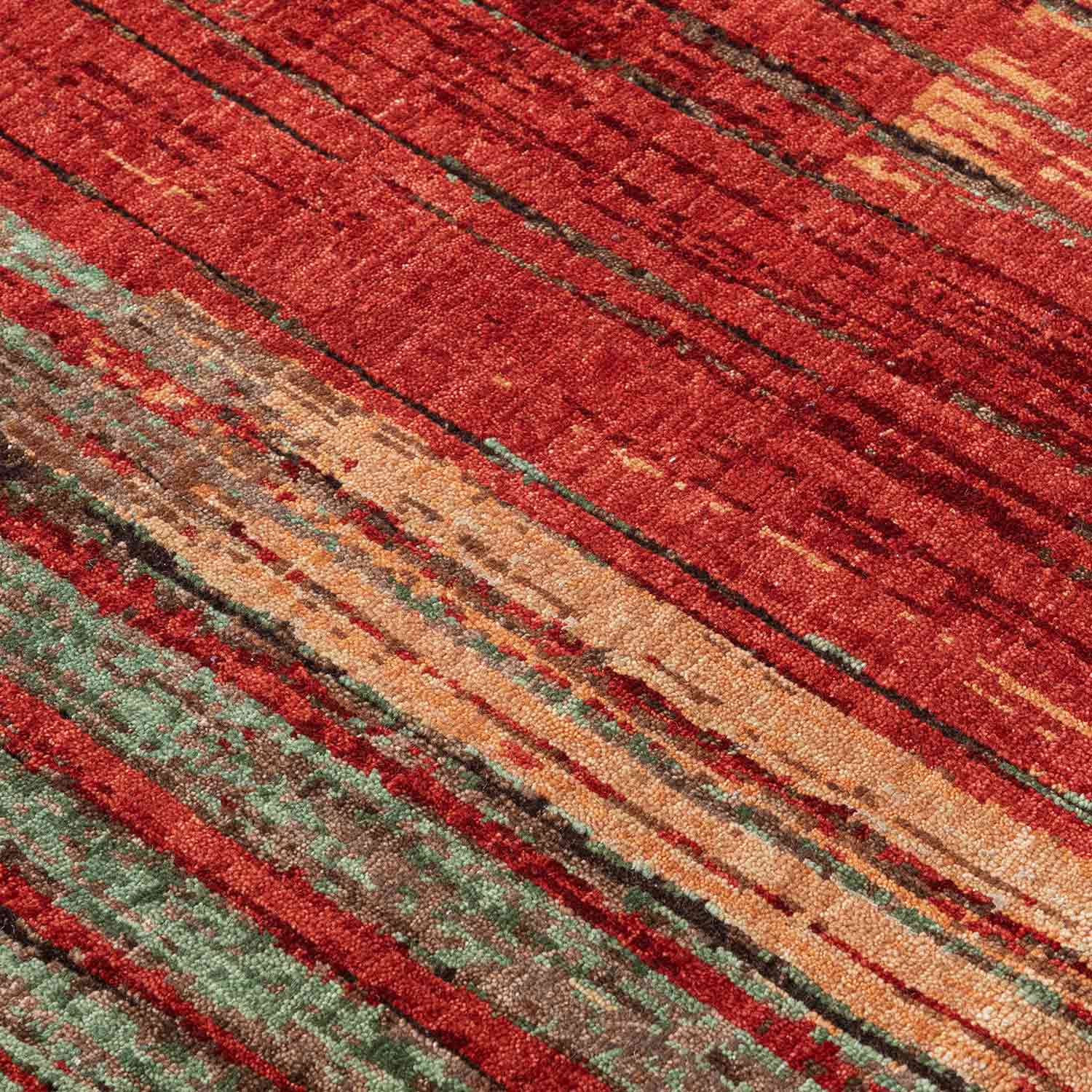 Navrang Hand Knotted Woollen And Silk Rug