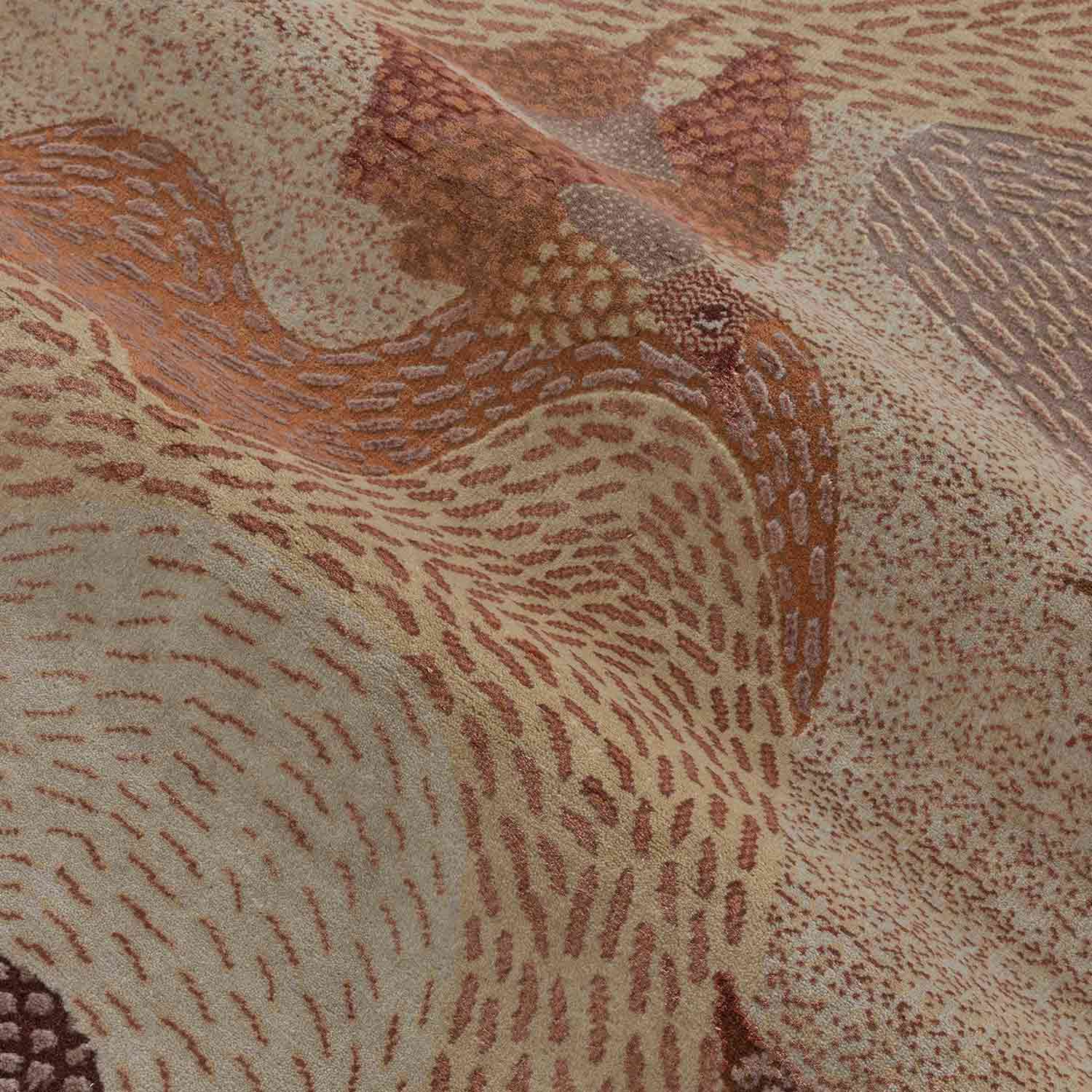 Udaan Hand Knotted Woollen And Viscose Rug