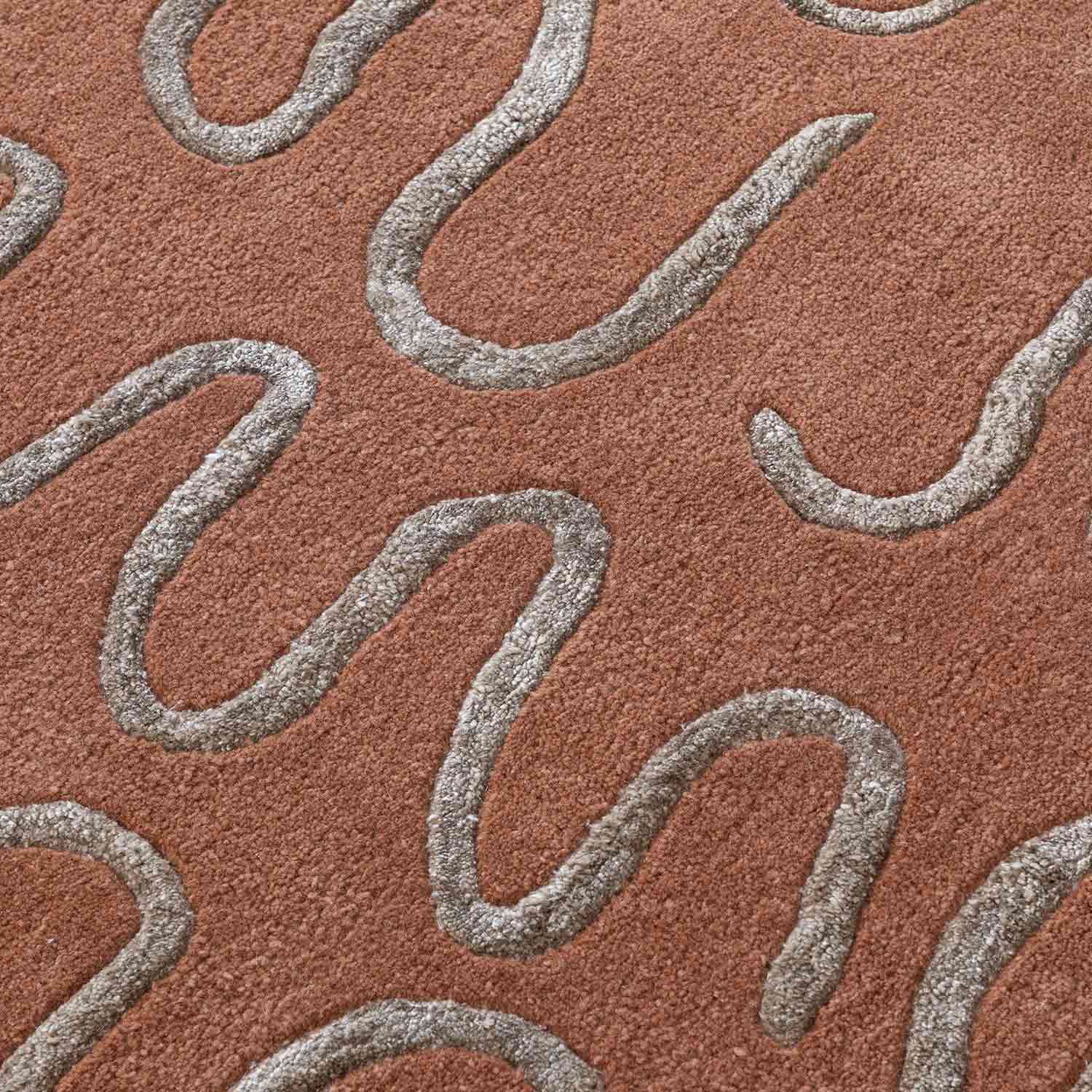 Roux Hand Tufted Woollen And Viscose Rug