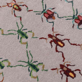 Filigree Feelers Hand Tufted Woollen And Viscose Rug By Varun Rana