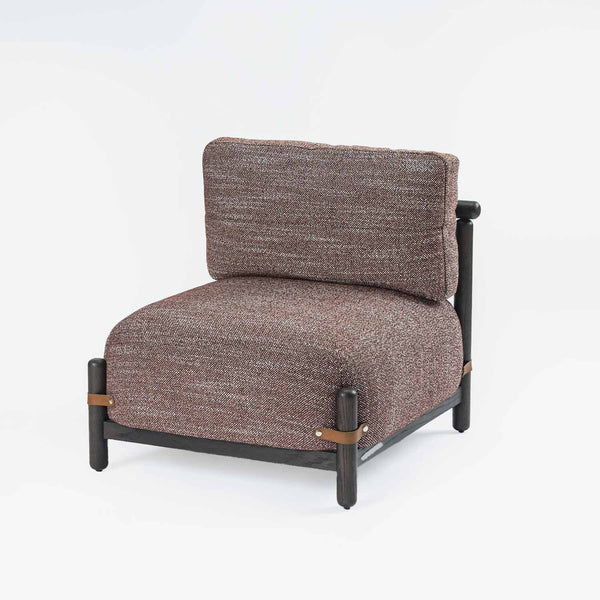 Billy Oak Lounge Chair - Dark Amber