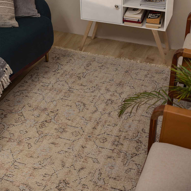 Agra Hand Knotted Woollen Rug