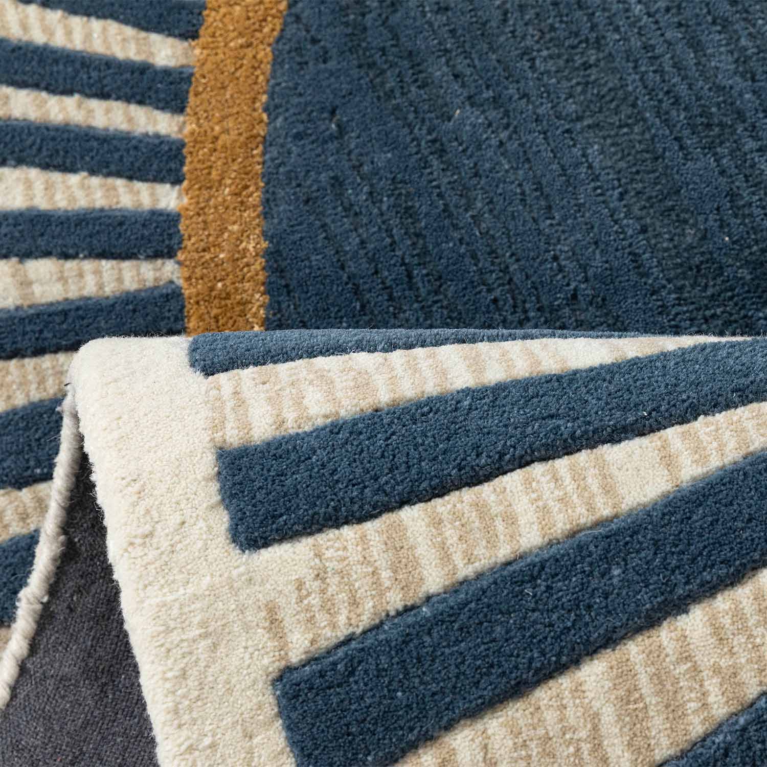 Ghoom Hand Tufted Woollen And Viscose Rug