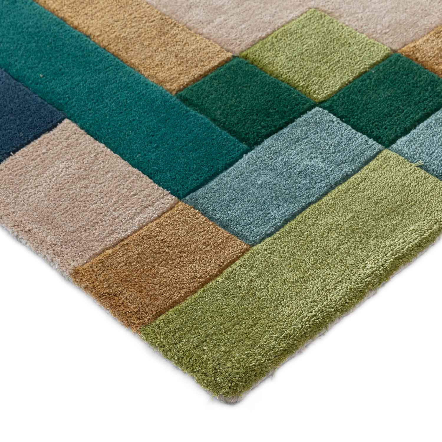 Nukkad Hand Tufted Woollen And Viscose Rug