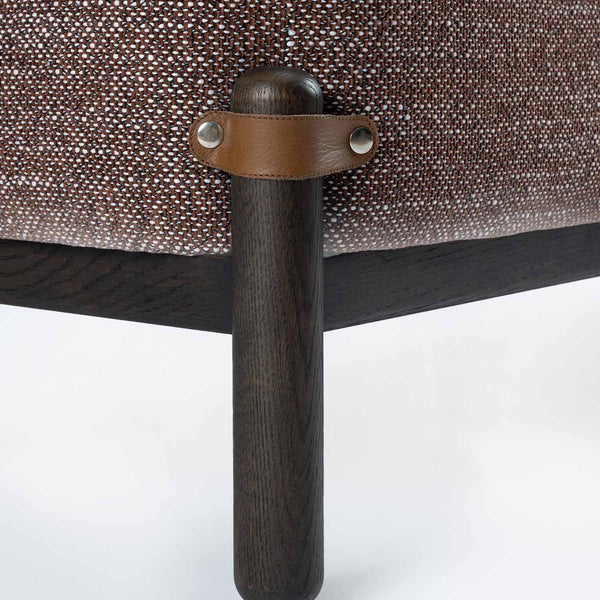 Billy Oak Bench - Dark Amber