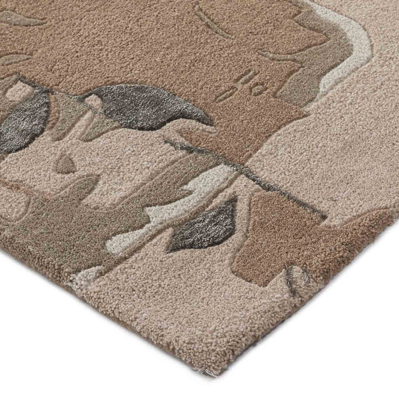 Orris Hand Tufted Woollen And Viscose Rug