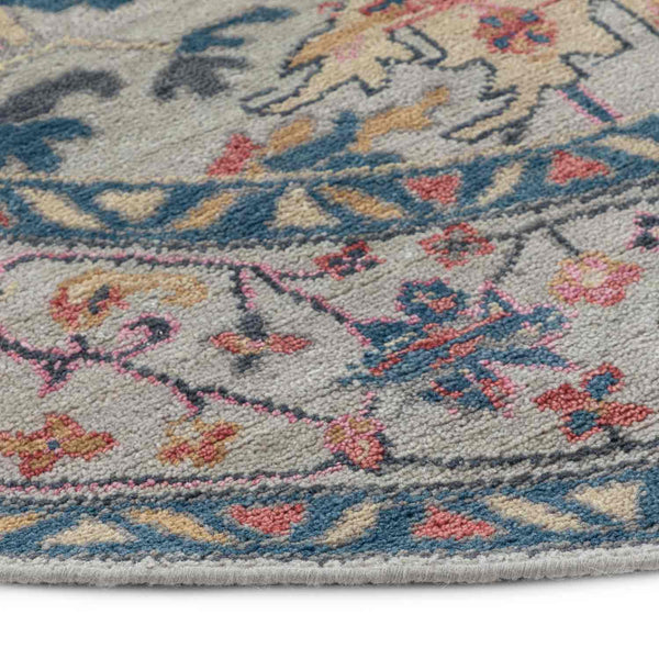 Maheep Hand Knotted Woollen Round Rug