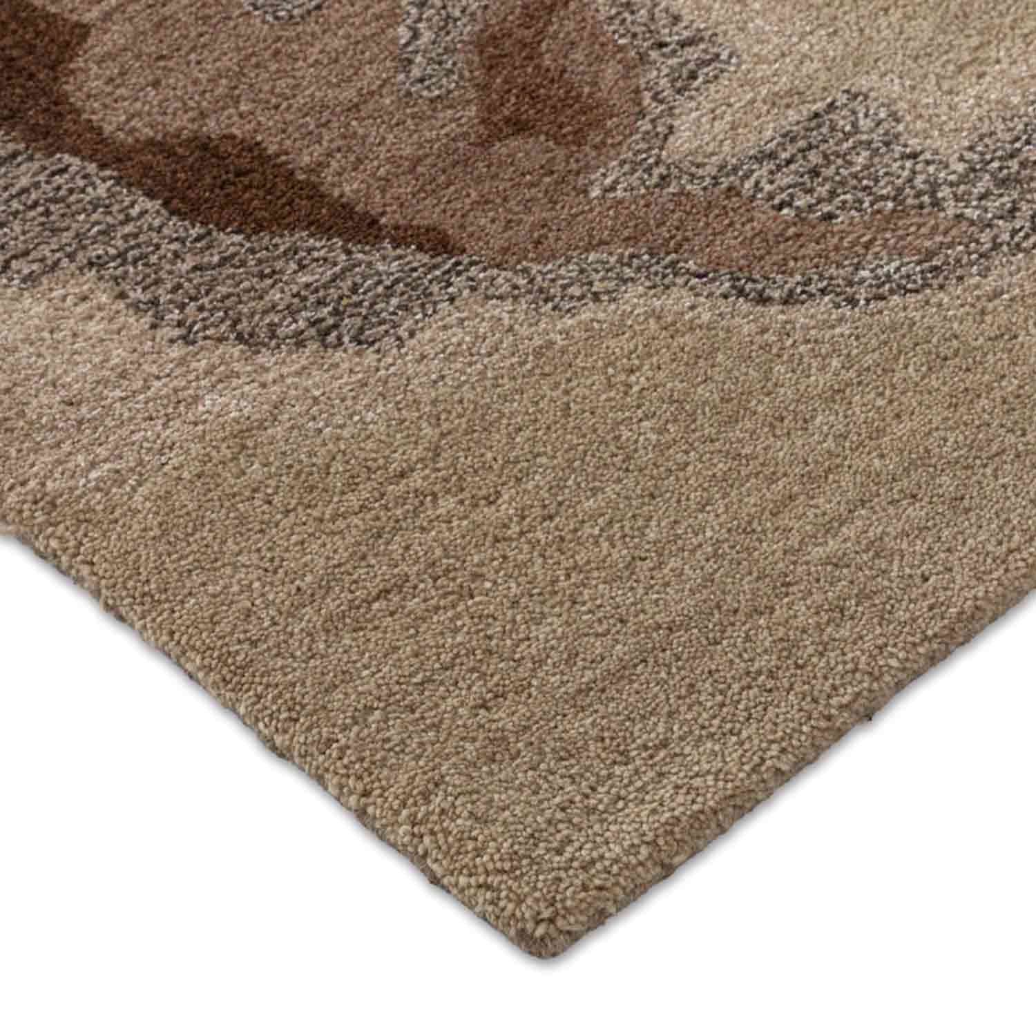 The Highland Hand Tuftedwoollen And  Viscose Rug