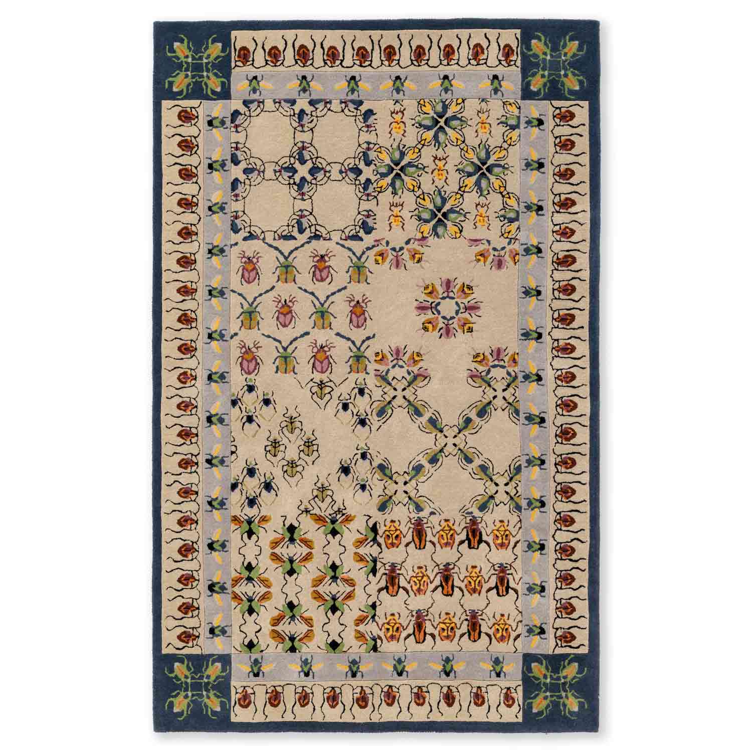 Motif Mania Hand Tufted Woollen And Viscose Rug By Varun Rana