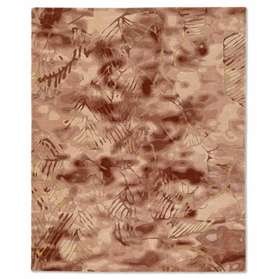 Wineyard Hand Tufted Woollen And Viscose Rug