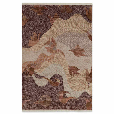 Udaan Hand Knotted Woollen And Viscose Rug