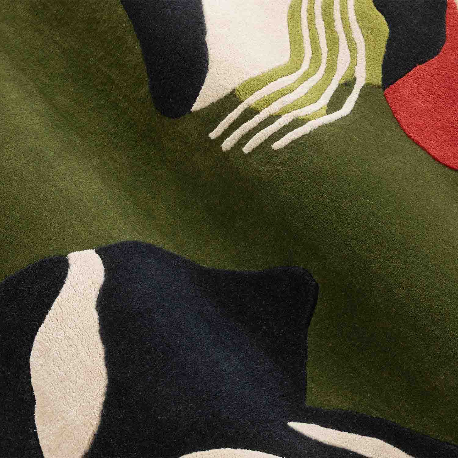 Phool Hand Tufted Woollen And Viscose Rug