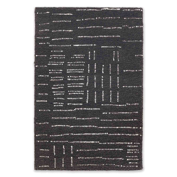 Titanium Hand Tufted Woollen And Viscose Rug