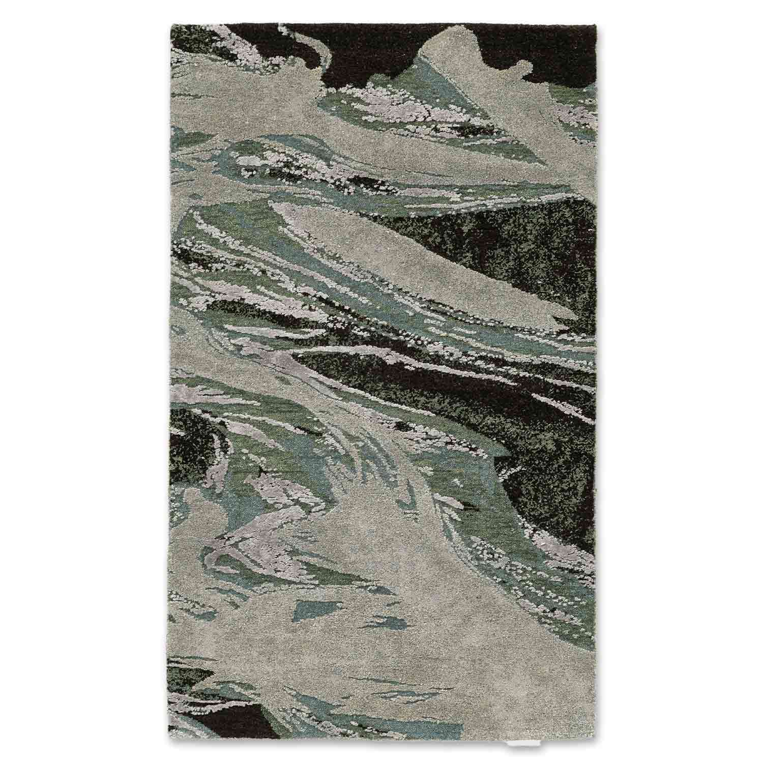 Meadough Hand Knotted Woollen And Viscose Rug