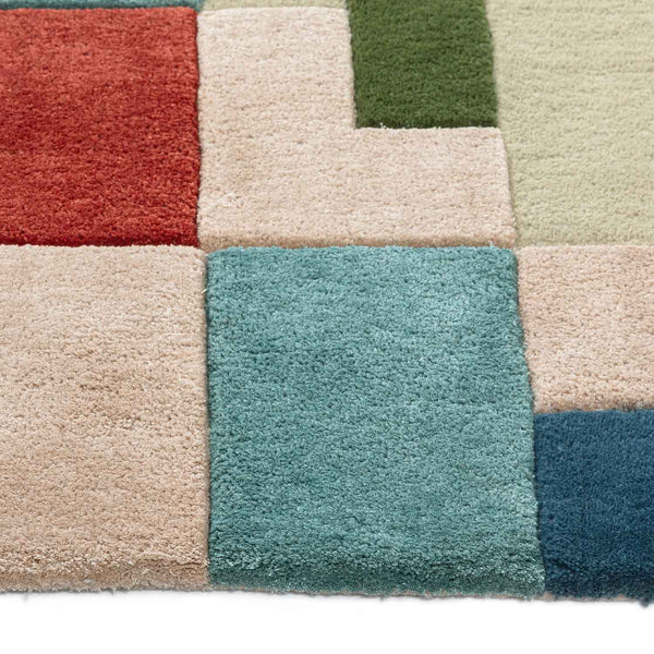 Kulfi Hand Tufted Woollen And Viscose Rug