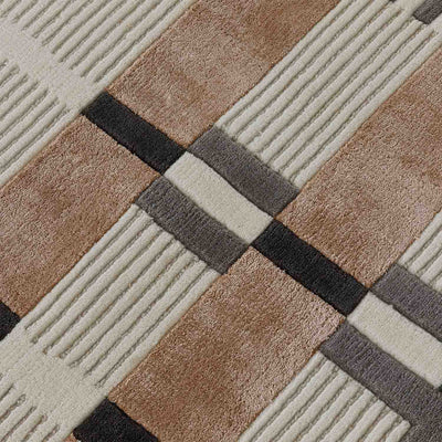 Tsetang Hand Knotted Woollen And Viscose Rug