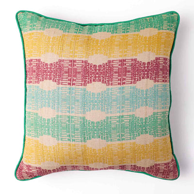 Divano Tassar Silk Digital Printed Cushion Cover By Mariella Ienna
