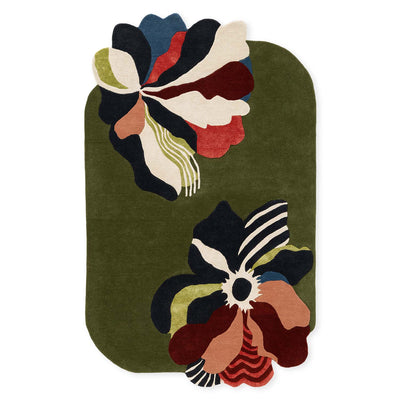 Phool Hand Tufted Woollen And Viscose Rug