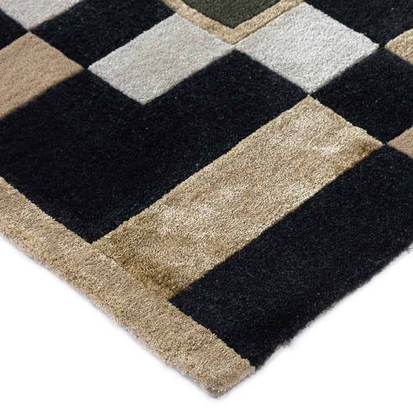 Parpath Hand Tufted Woollen And Viscose Rug